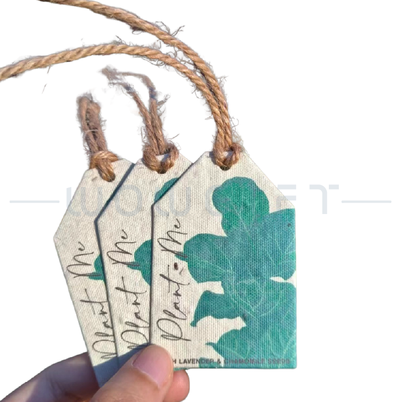 客製種子紙吊牌．台灣製環保種植紙卡．品牌活動ESG贈品