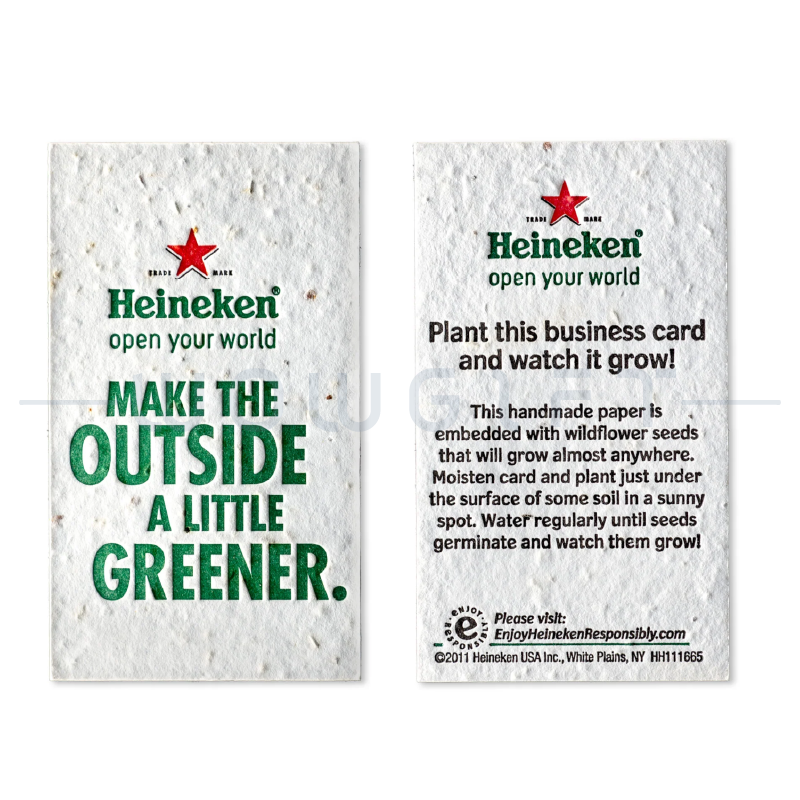 客製種子紙卡片．台灣製造可發芽環保卡
