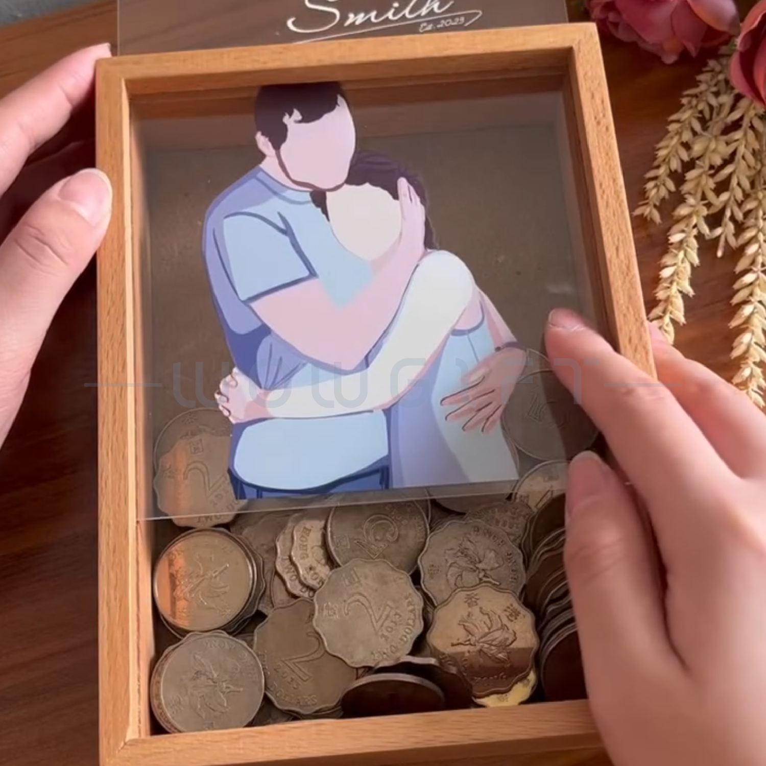 客製存錢筒｜木質相框