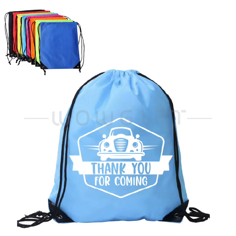 客製束口後背袋．尼龍抽繩束口袋