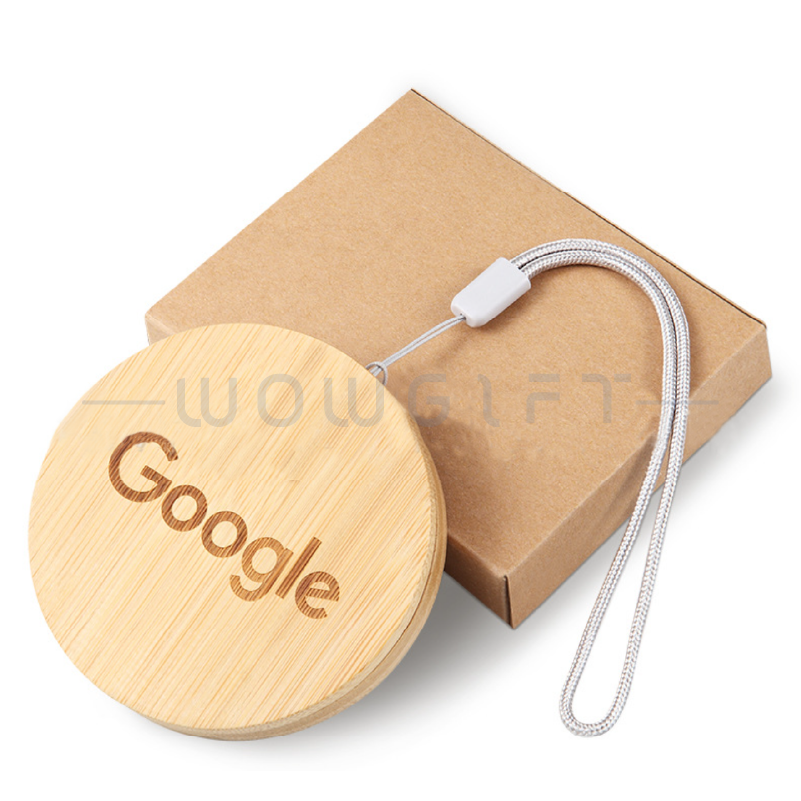 竹製六合一快充線．可收納圓盤設計