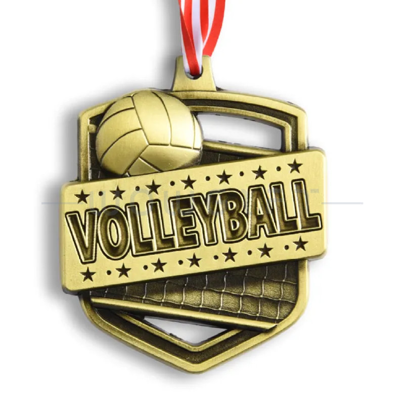 客製比賽運動獎牌-黃銅