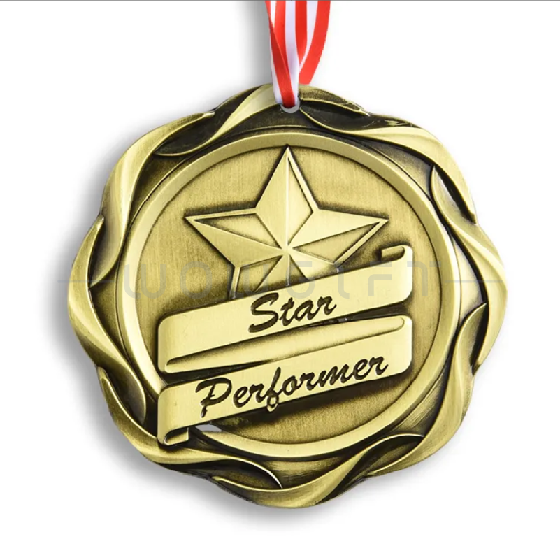 客製比賽運動獎牌-黃銅
