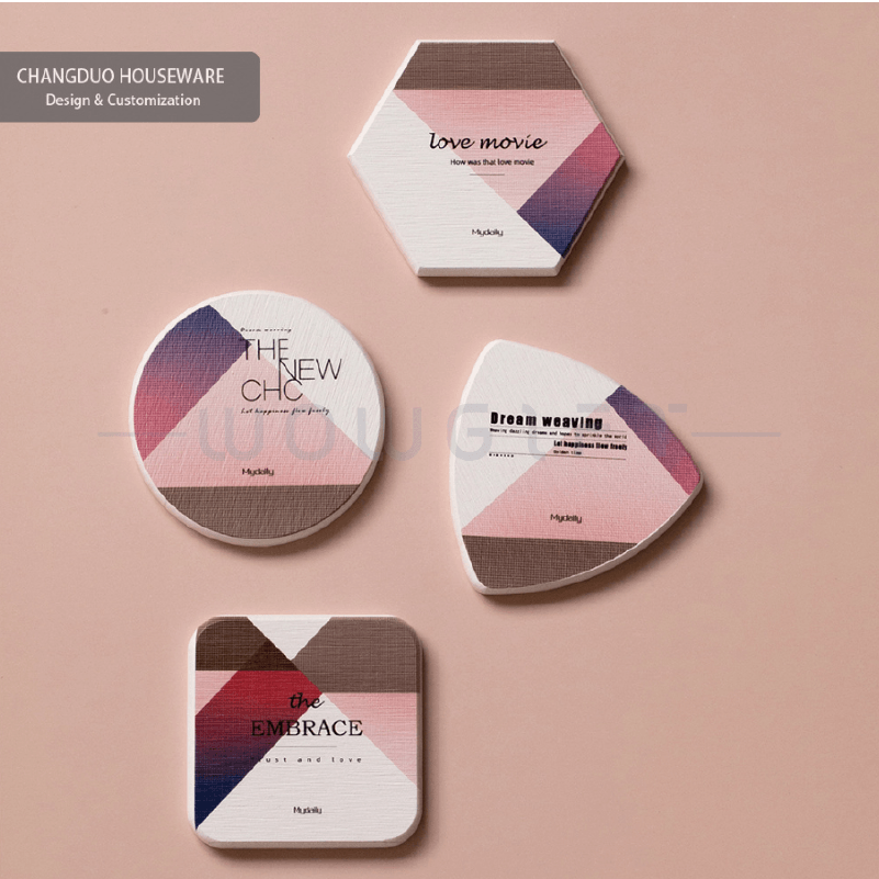 珪藻土吸水杯墊