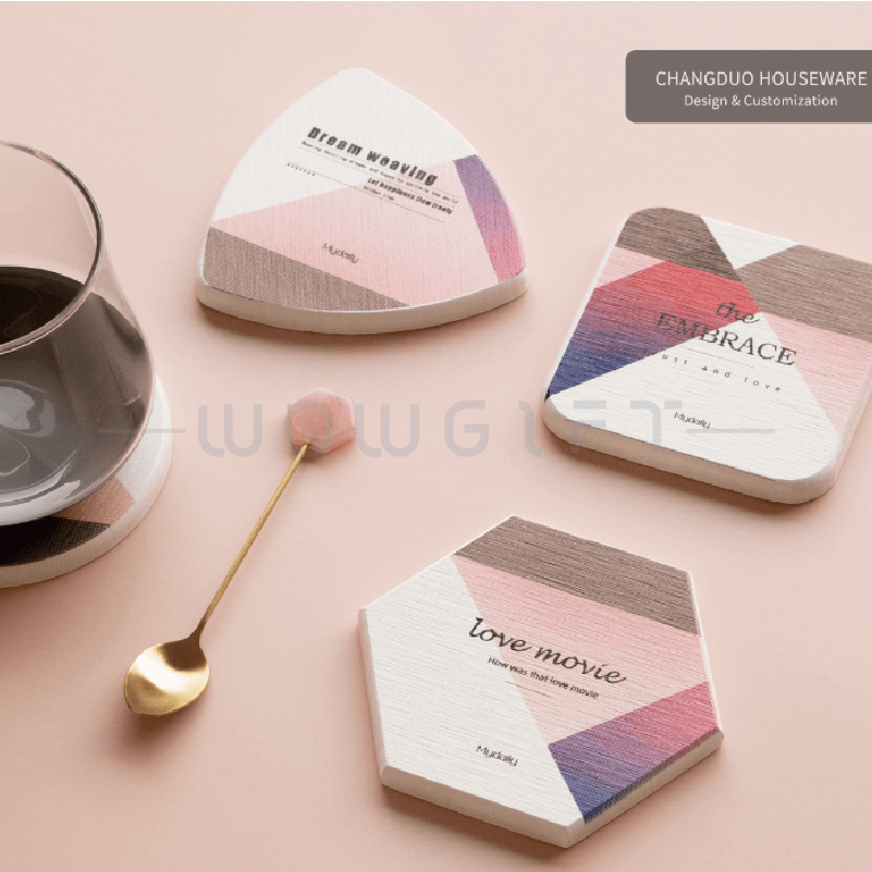 珪藻土吸水杯墊