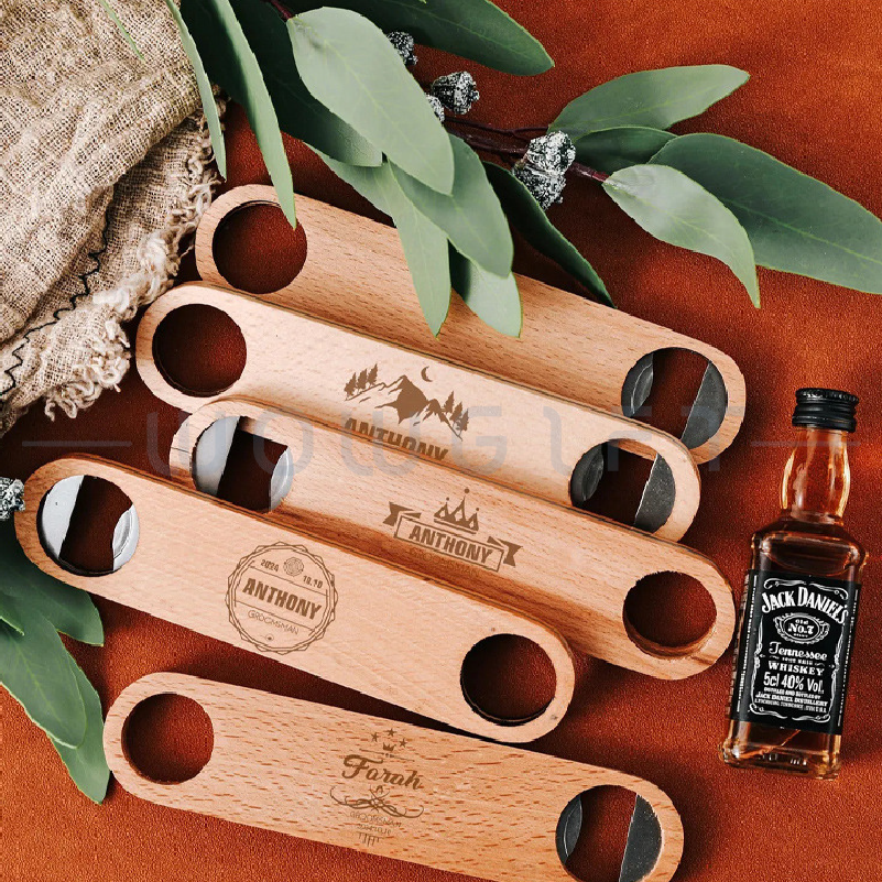 木質開瓶器客製．長條形啤酒開瓶器．企業禮品木柄開瓶器