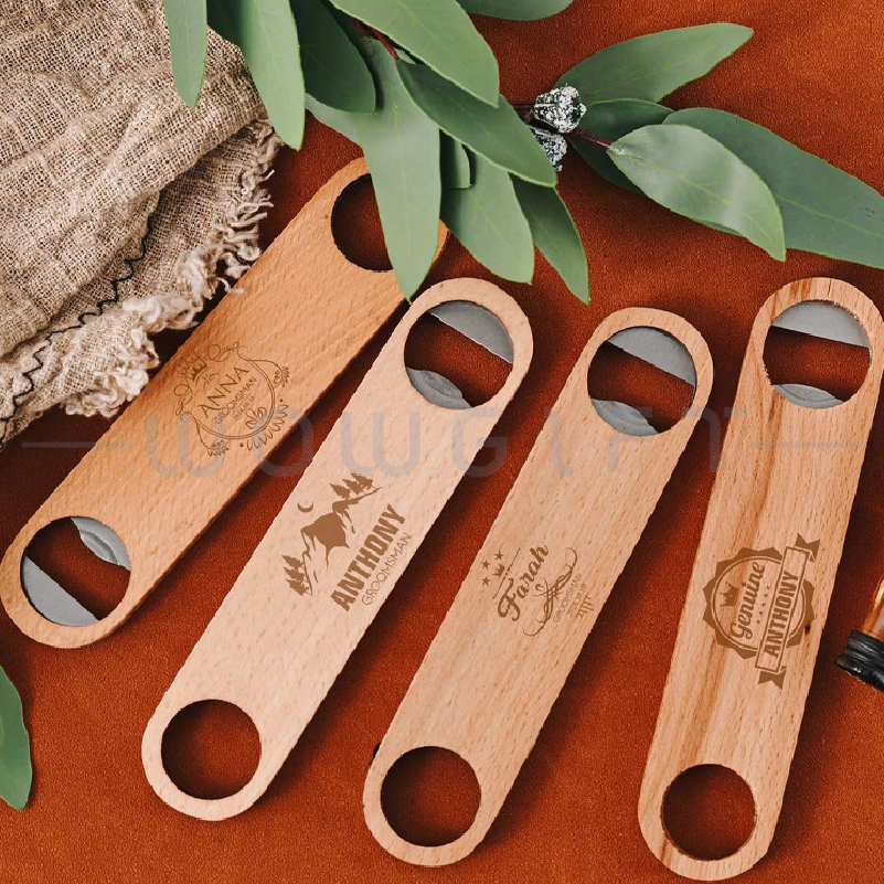 木質開瓶器客製．長條形啤酒開瓶器．企業禮品木柄開瓶器