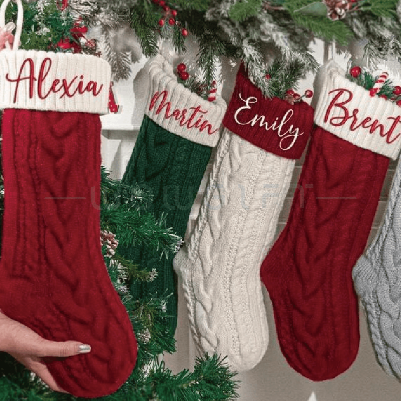 針織糖果禮物襪｜聖誕襪