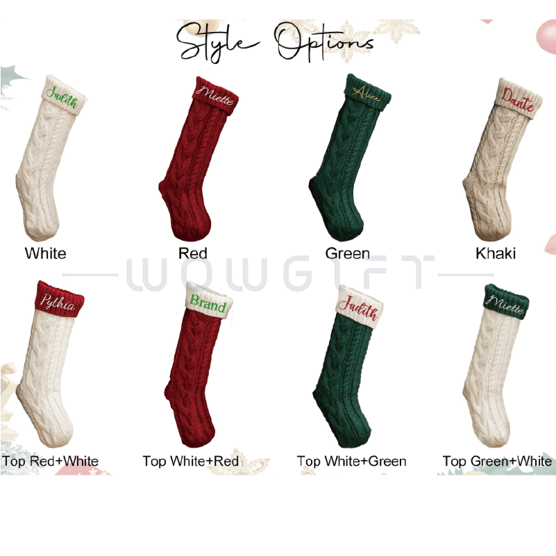 針織糖果禮物襪｜聖誕襪