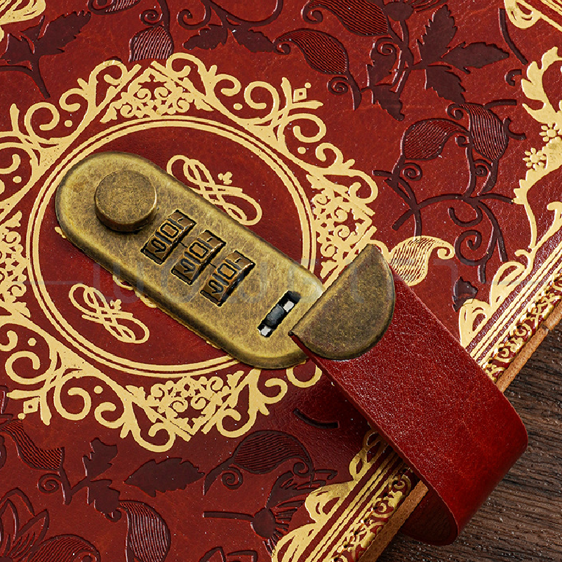 古典浮雕筆記本客製禮盒組，A5 手帳本＋金屬筆，企業年度禮／品牌活動贈品