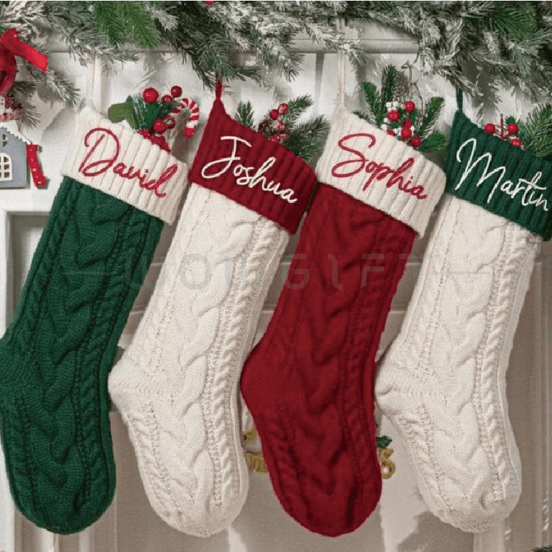 針織糖果禮物襪｜聖誕襪