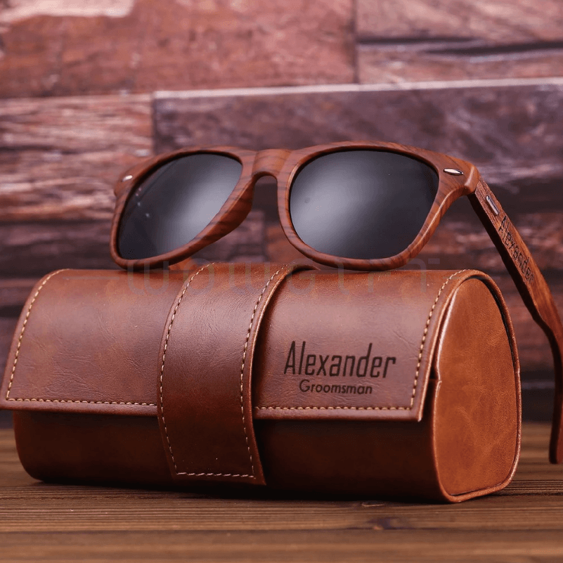 客製太陽眼鏡｜復古皮革鏡盒