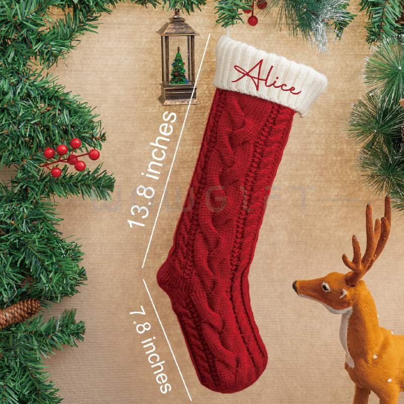 針織糖果禮物襪｜聖誕襪