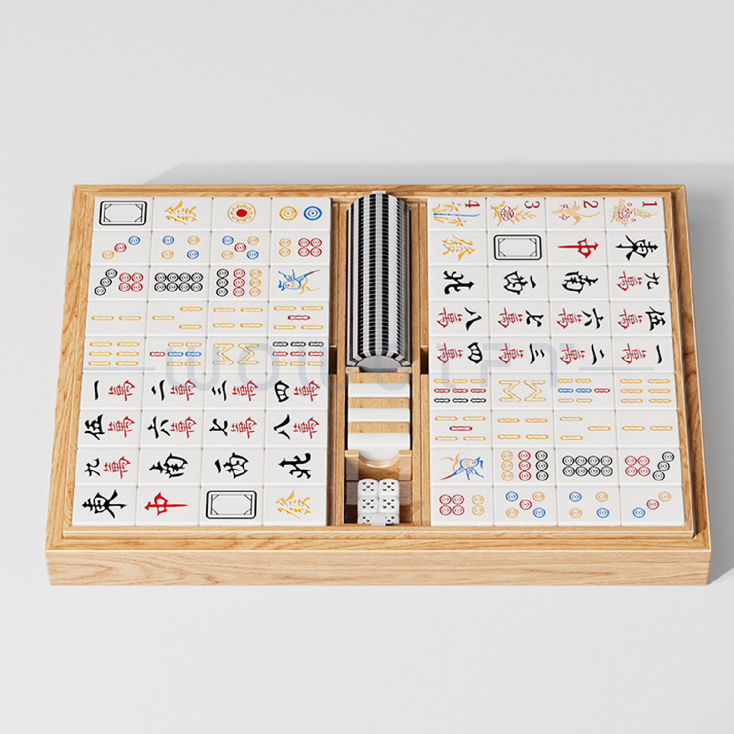 客製高質感麻將禮盒．企業客製高光禮品盒