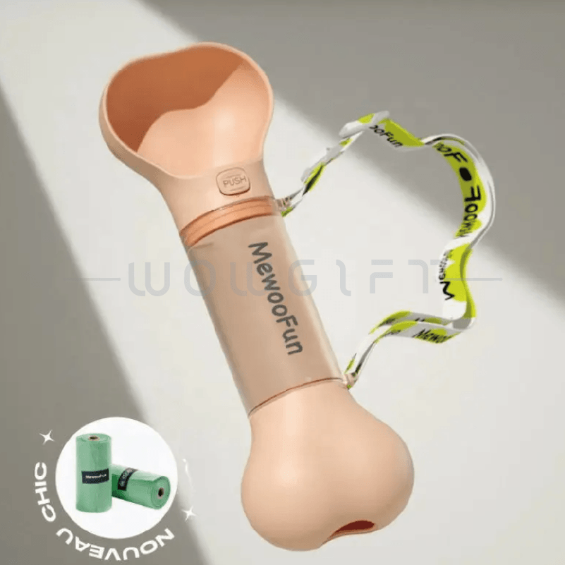 肩背寵物飲水器撿便袋