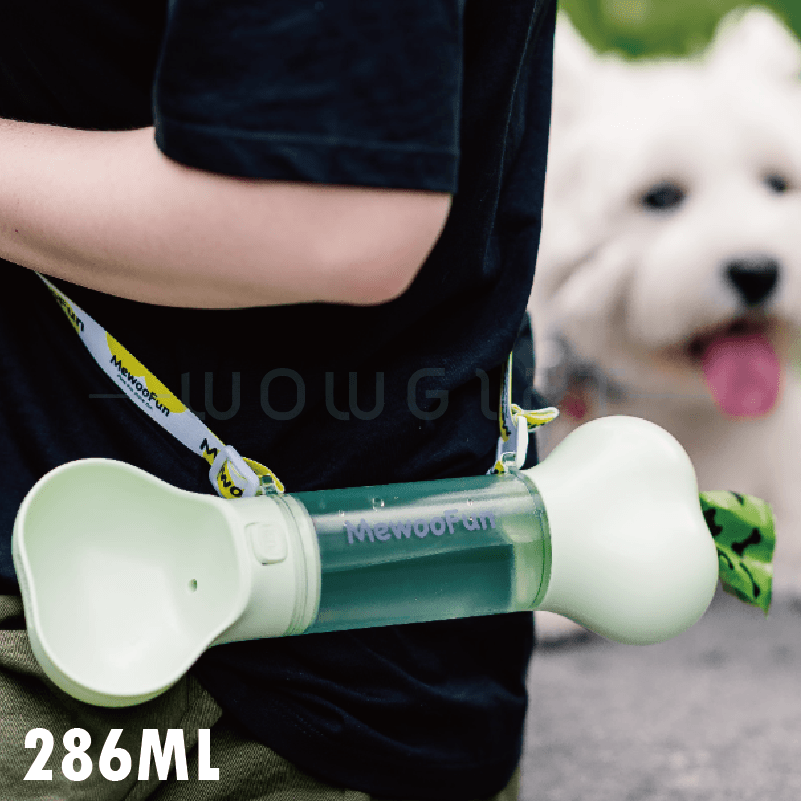 肩背寵物飲水器撿便袋