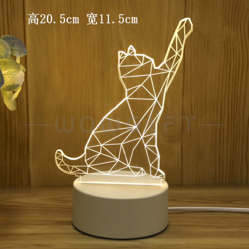 3D 造型小夜燈客製．壓克力光雕燈．兒童節禮物