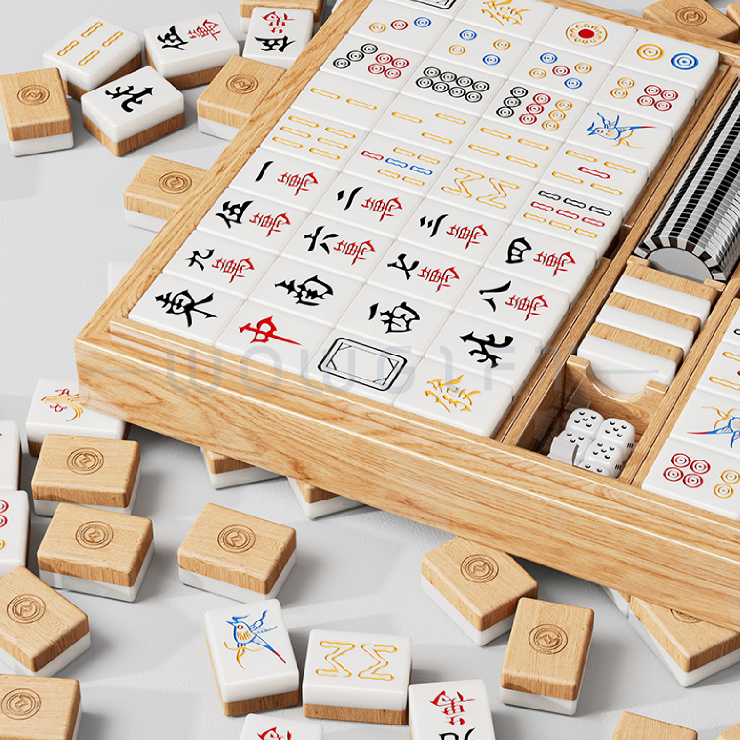 客製高質感麻將禮盒．企業客製高光禮品盒