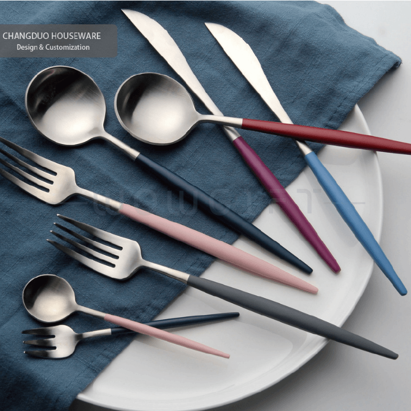 INS北歐風不鏽鋼餐具｜工業風餐具雷雕