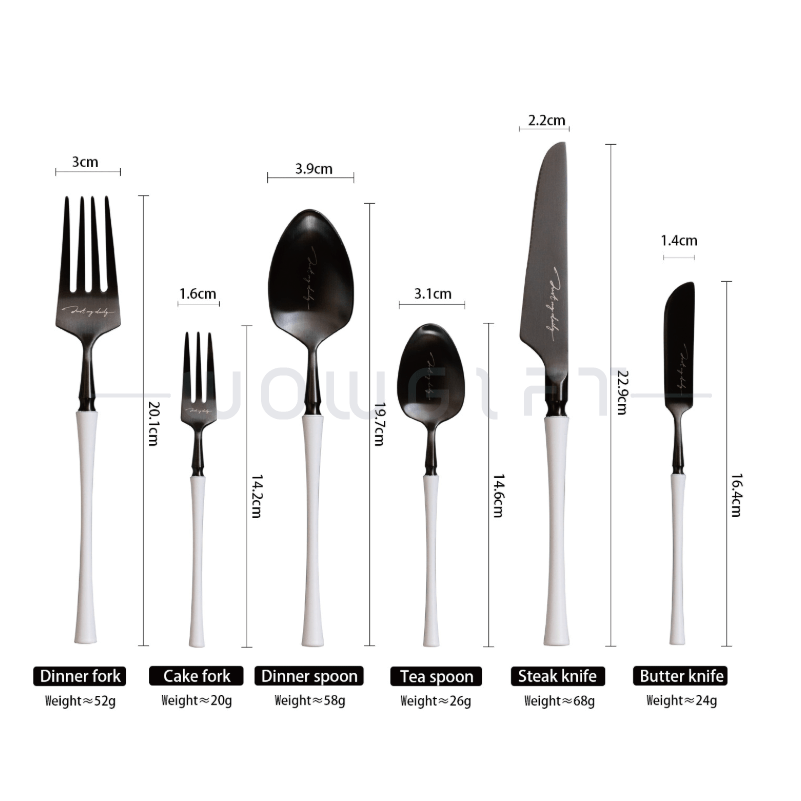 INS北歐風不鏽鋼餐具｜工業風餐具雷雕