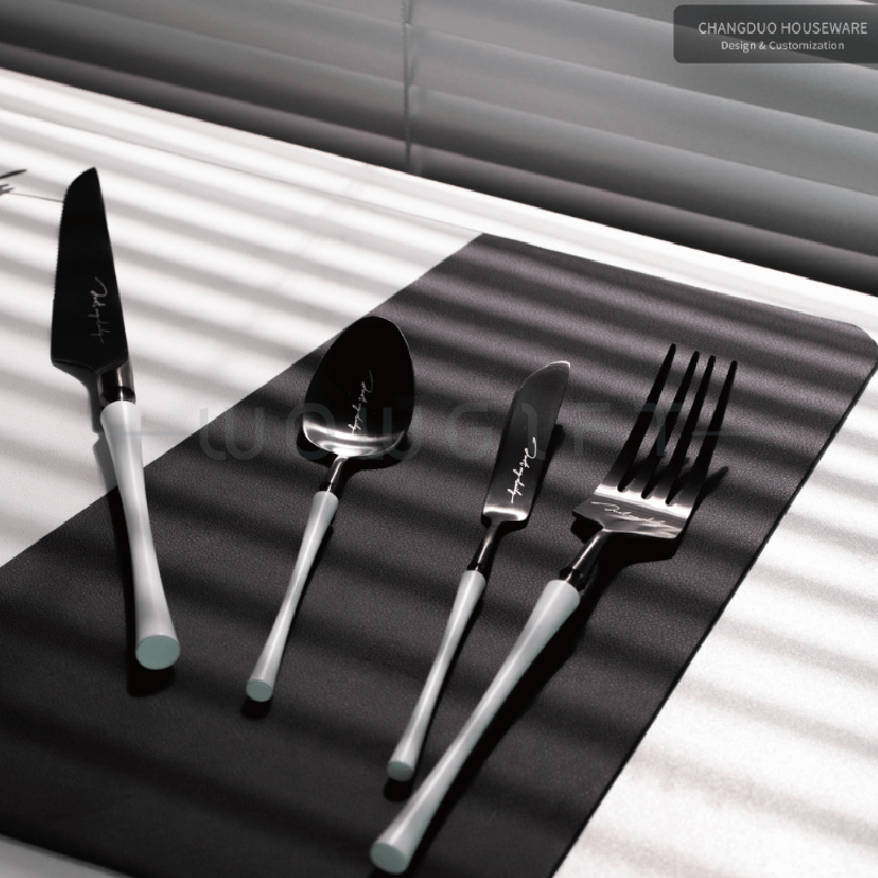 INS北歐風不鏽鋼餐具｜工業風餐具雷雕