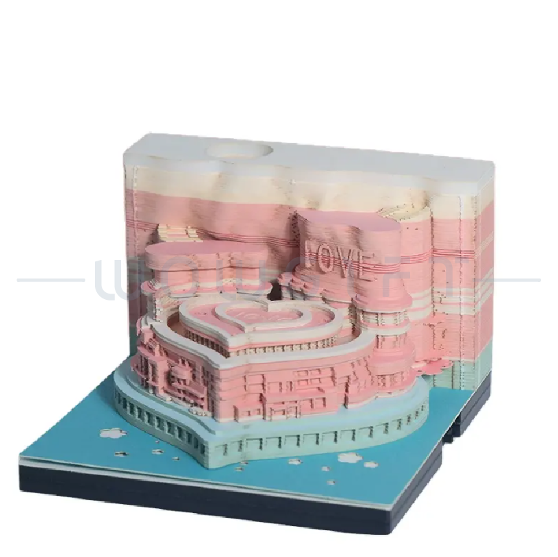 客製3D立體紙雕桌曆