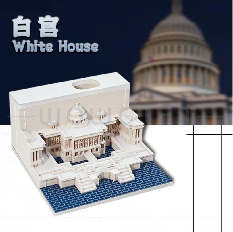 客製3D立體紙雕桌曆