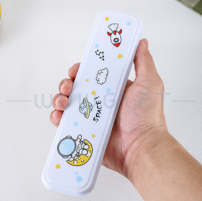 兒童不鏽鋼環保餐具．學生上班族便攜餐具禮品