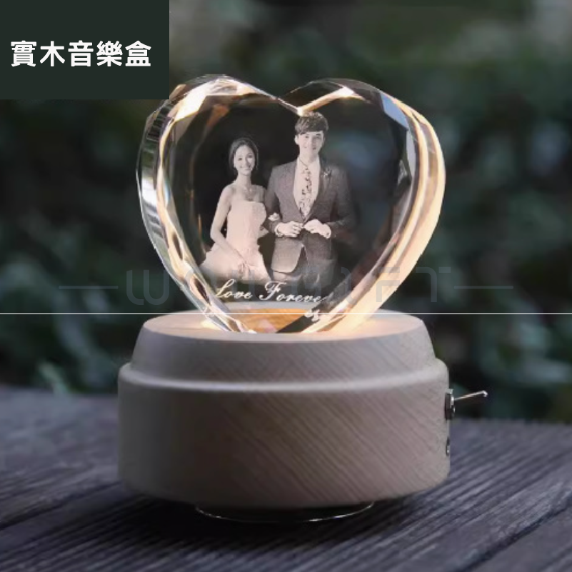 客製水晶雕刻音樂盒