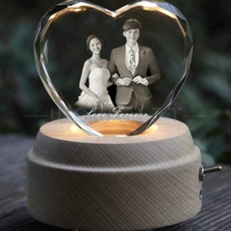 客製水晶雕刻音樂盒