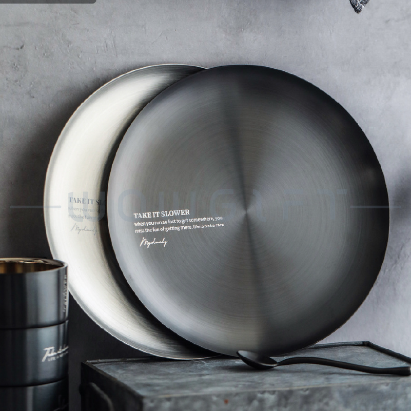 不鏽鋼金屬盤客製，餐酒盤