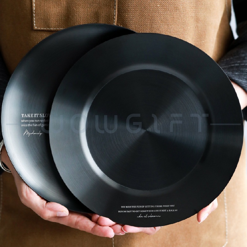 不鏽鋼金屬盤客製，餐酒盤