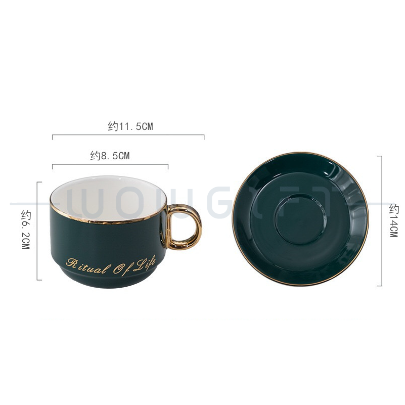 陶瓷咖啡杯碟勺禮盒客製，咖啡館開店