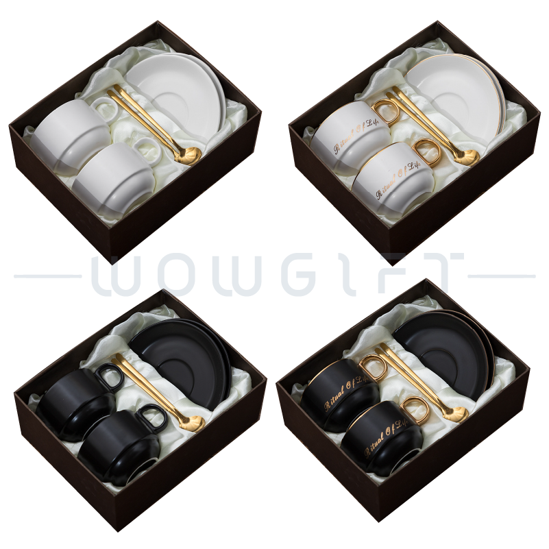 陶瓷咖啡杯碟勺禮盒客製，咖啡館開店