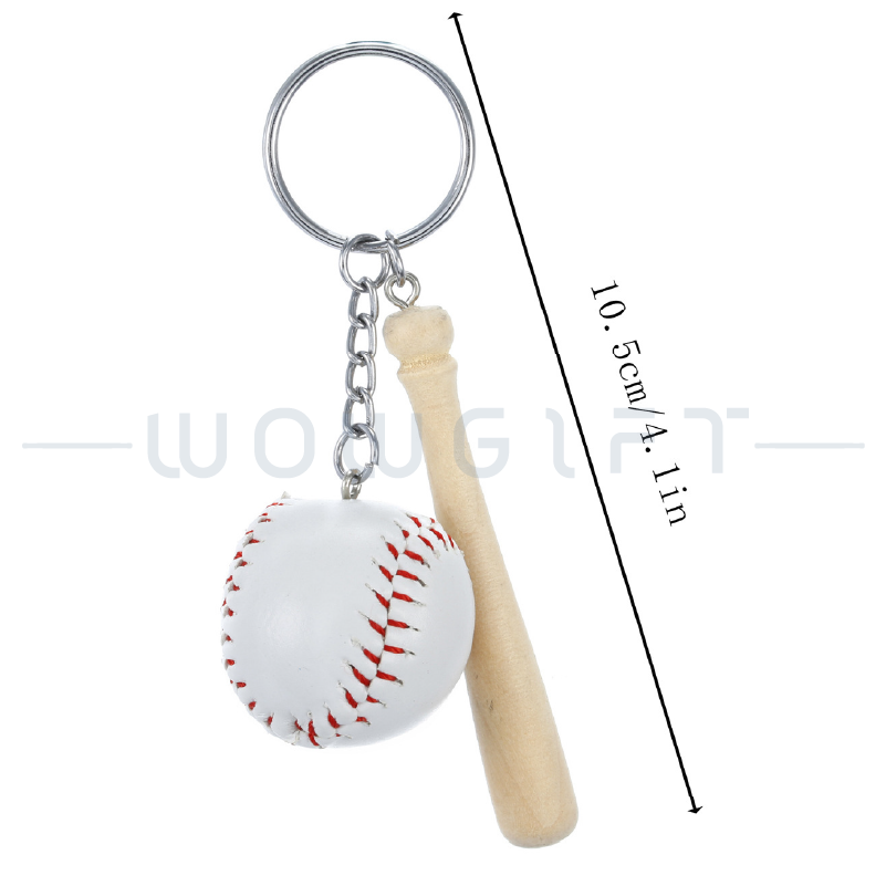 棒球迷你球棒鑰匙圈客製，包包吊飾，活動贈品