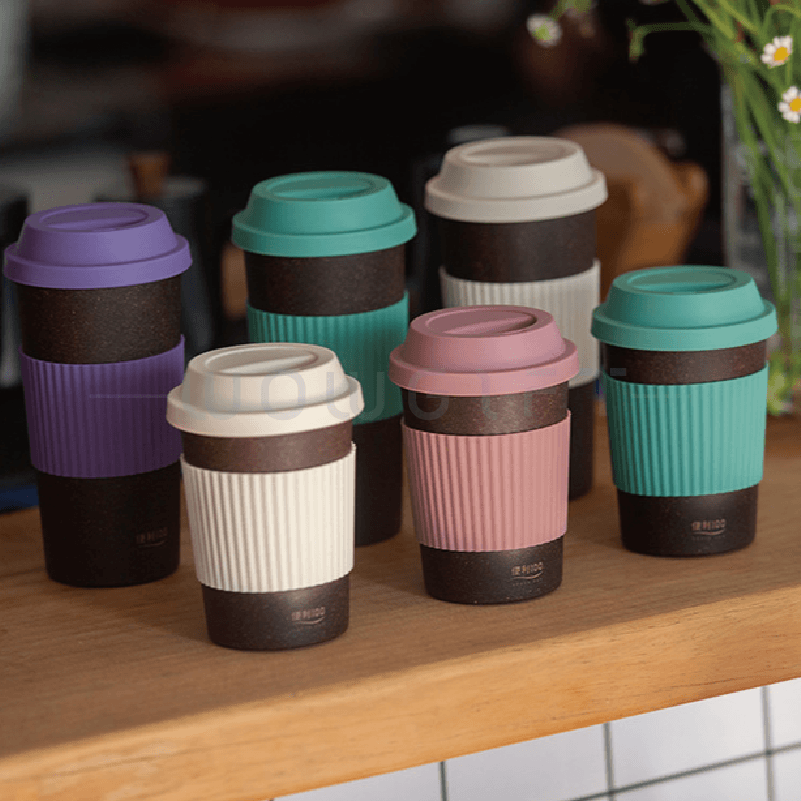 咖啡渣環保隨行杯．雙層隔熱可重複使用