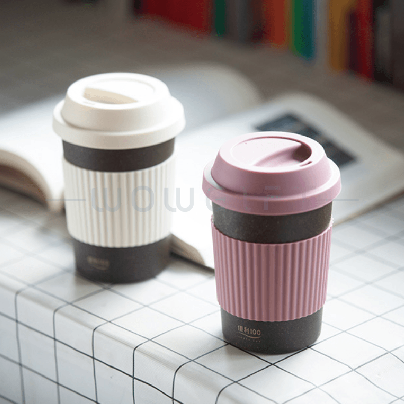 咖啡渣環保隨行杯．雙層隔熱可重複使用