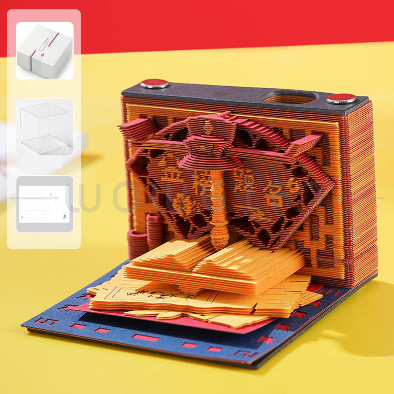 3D立體便條紙客製．創意便條紙雕刻