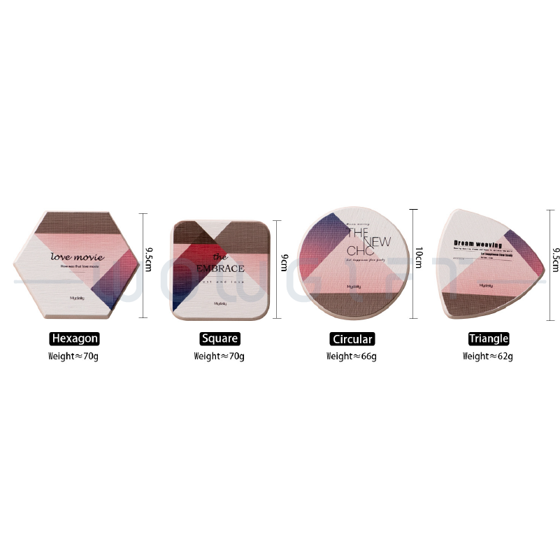 吸水杯墊客製．北歐風陶瓷吸水石杯墊．方形／三角／六邊形