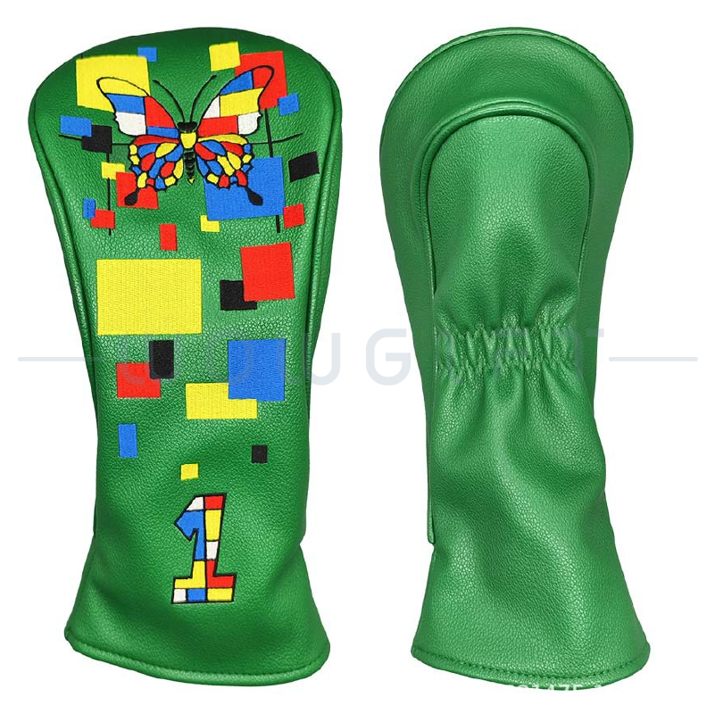 高爾夫球桿套客製．防潑水厚棉高爾夫桿頭套（Driver／Wood／Hybrid）