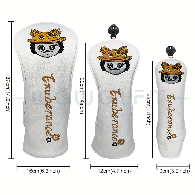 高爾夫球桿套客製．防潑水厚棉高爾夫桿頭套（Driver／Wood／Hybrid）