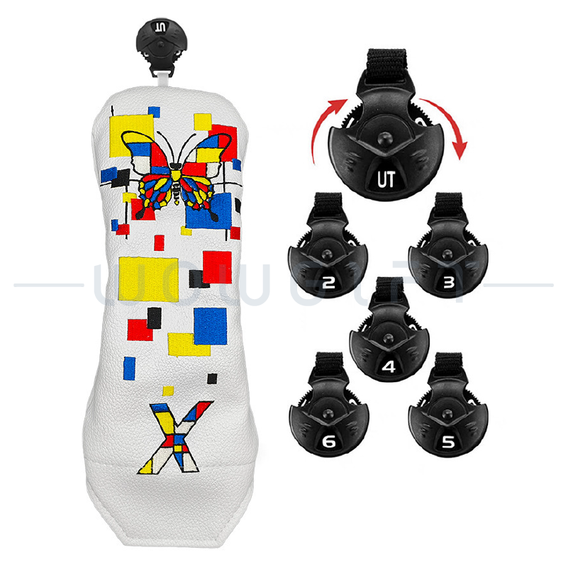 高爾夫球桿套客製．防潑水厚棉高爾夫桿頭套（Driver／Wood／Hybrid）