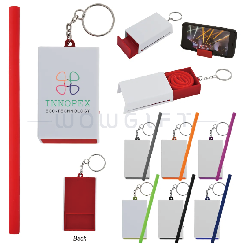 環保矽膠吸管組．硅膠吸管手機支架