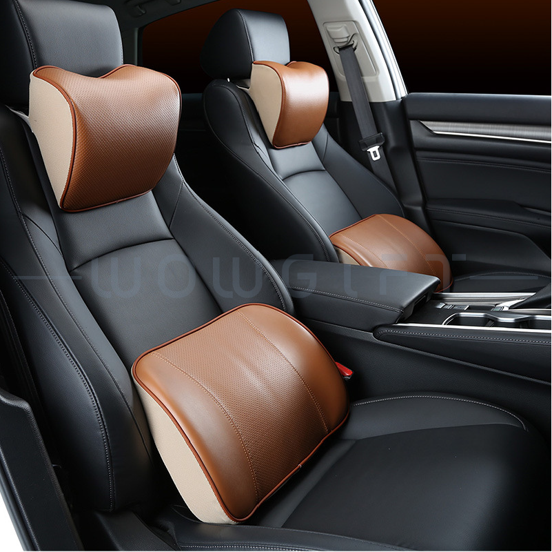 真皮汽車頭枕客製．交車禮品