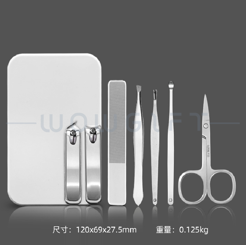 不鏽鋼指甲剪工具組客製．隨身修容