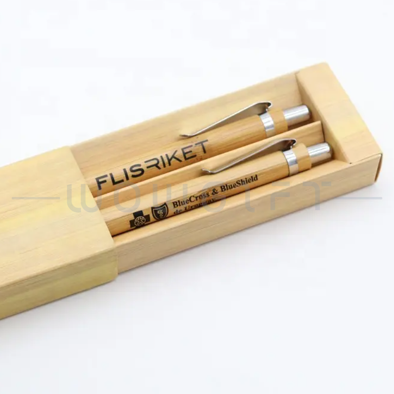 客製環保原子筆 · 竹製圓珠筆