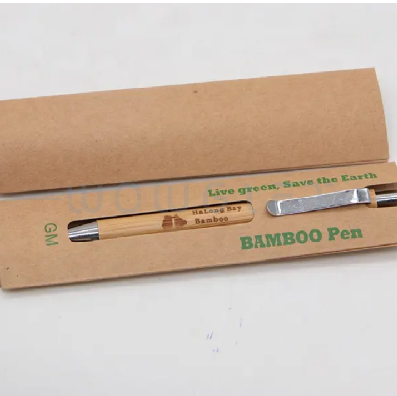 客製環保原子筆 · 竹製圓珠筆