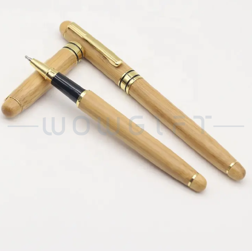 天然原木雙筆禮盒組．高質感木盒 × 金屬筆 / 支援客製雕刻