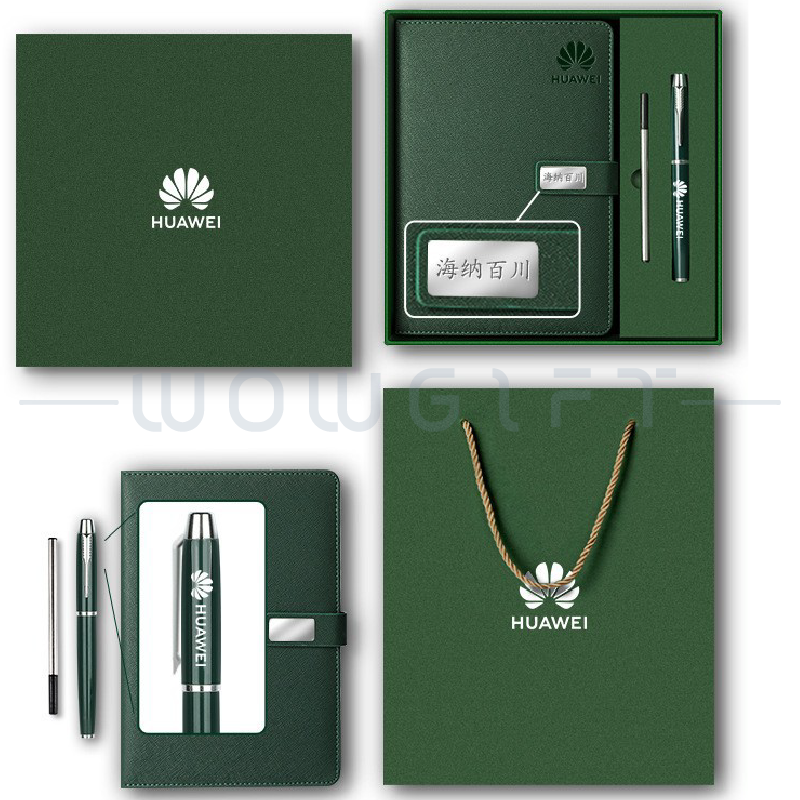 客製A5筆記本禮盒．商務文具套裝客製