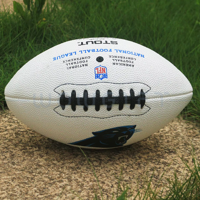 客製美式足球．PU皮革運動球LOGO印刷